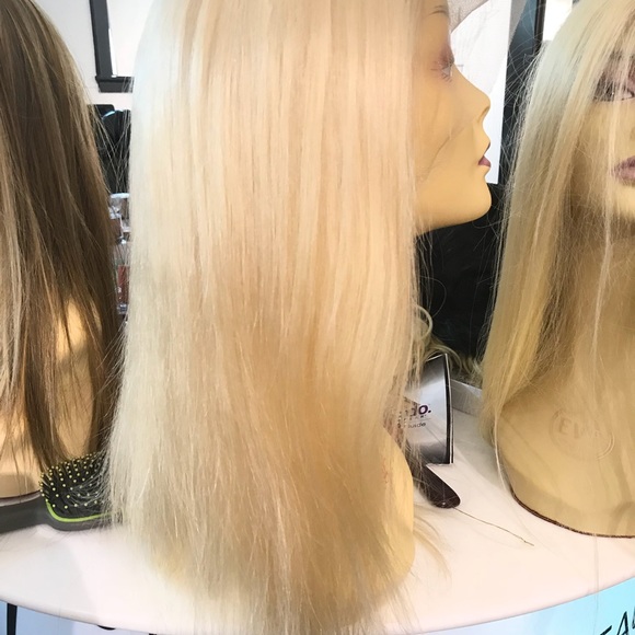 Fulllace Wig Blonde Sale tax time buy Human hair main image 3